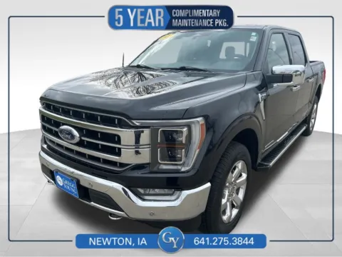 Black 2022 Ford F-150 Lariat for sale in Newton, IA