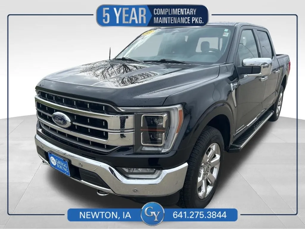 Black 2022 Ford F-150 Lariat for sale in Newton, IA
