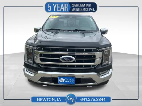 Black 2022 Ford F-150 Lariat for sale in Newton, IA