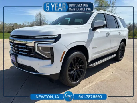 White 2026 Chevrolet Tahoe LT for sale in Newton, IA
