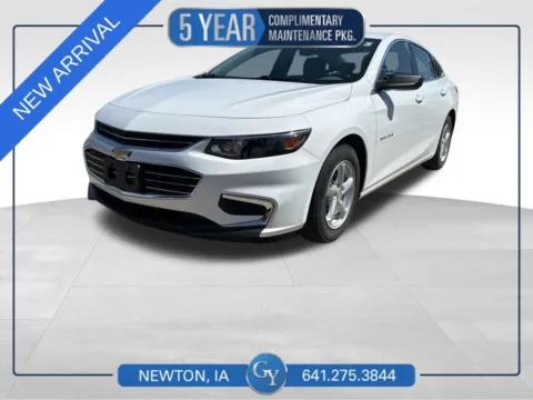 White 2016 Chevrolet Malibu LS for sale in Newton, IA