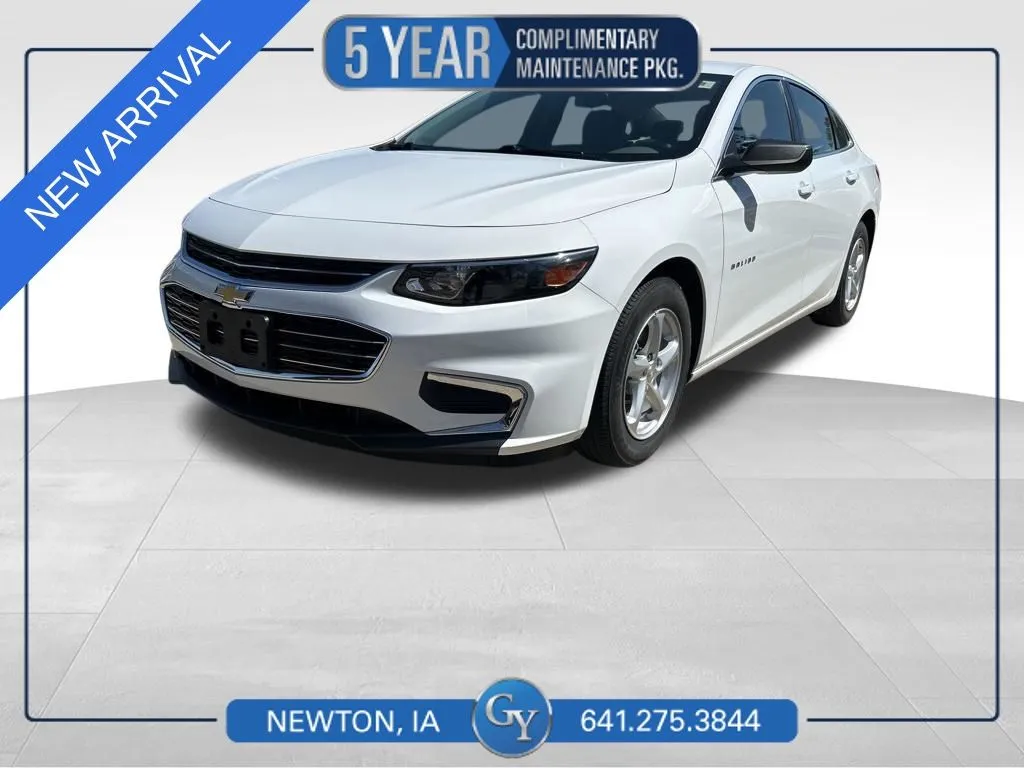 White 2016 Chevrolet Malibu LS for sale in Newton, IA