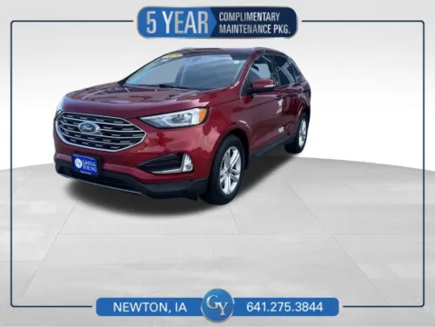 Red 2020 Ford Edge SEL for sale in Newton, IA