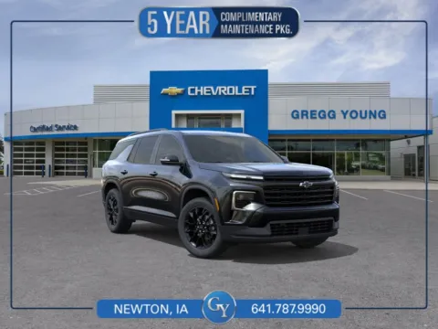 Black 2026 Chevrolet Traverse LT for sale in Newton, IA