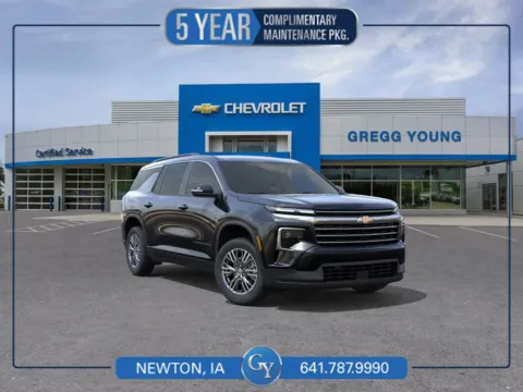 Black 2026 Chevrolet Traverse LT for sale in Newton, IA