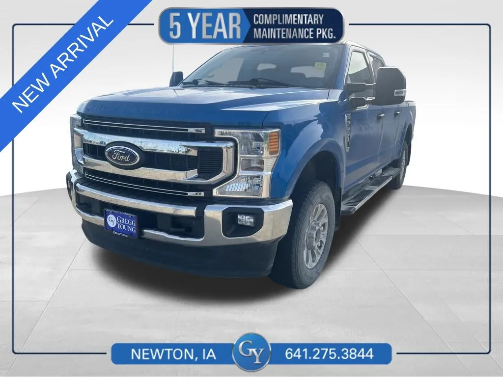 Blue 2021 Ford F-250SD XLT for sale in Newton, IA