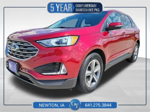 Red 2019 Ford Edge SEL for sale in Newton, IA