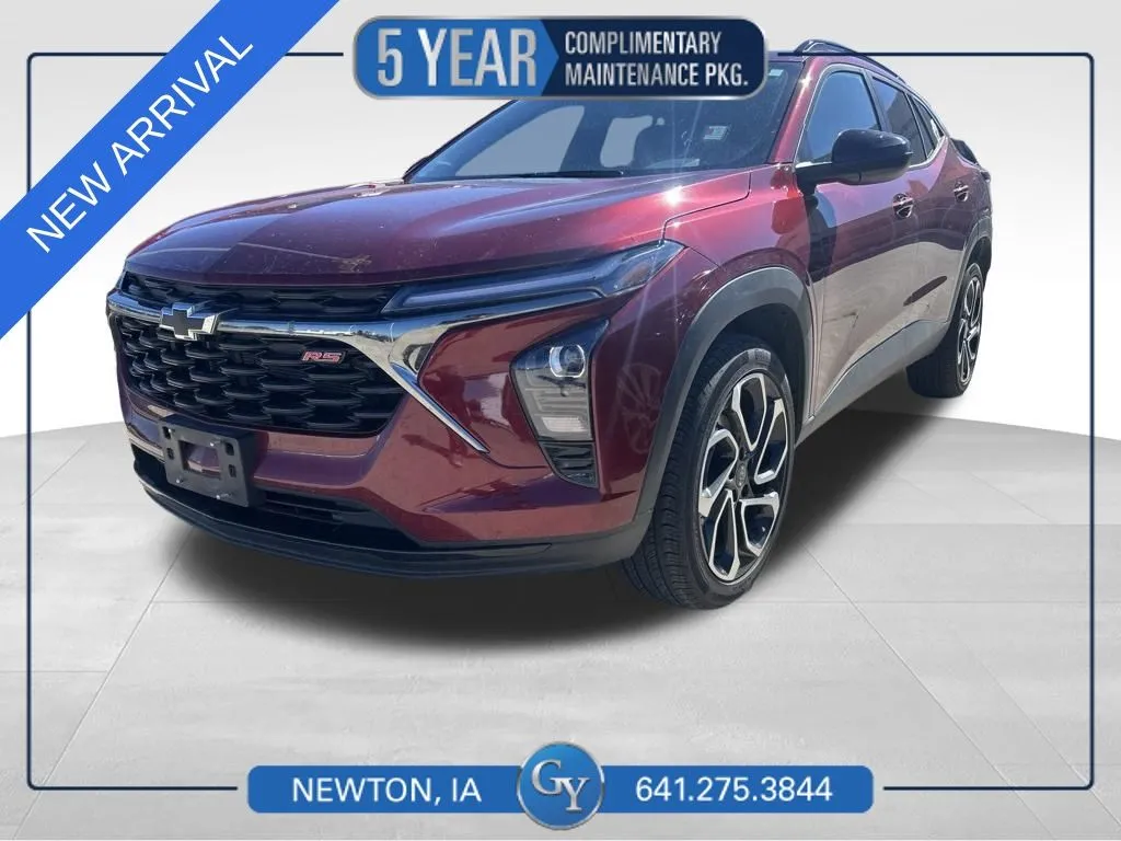 Red 2025 Chevrolet Trax 2RS for sale in Newton, IA