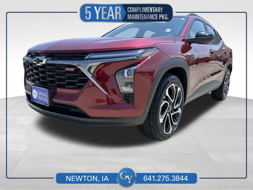 Red 2025 Chevrolet Trax 2RS for sale in Newton, IA