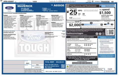 Photos of 2026 Ford Maverick Lariat for sale in Newton, IA at Gregg Young Chevrolet Newton