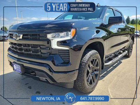 Black 2026 Chevrolet Silverado 1500 RST for sale in Newton, IA