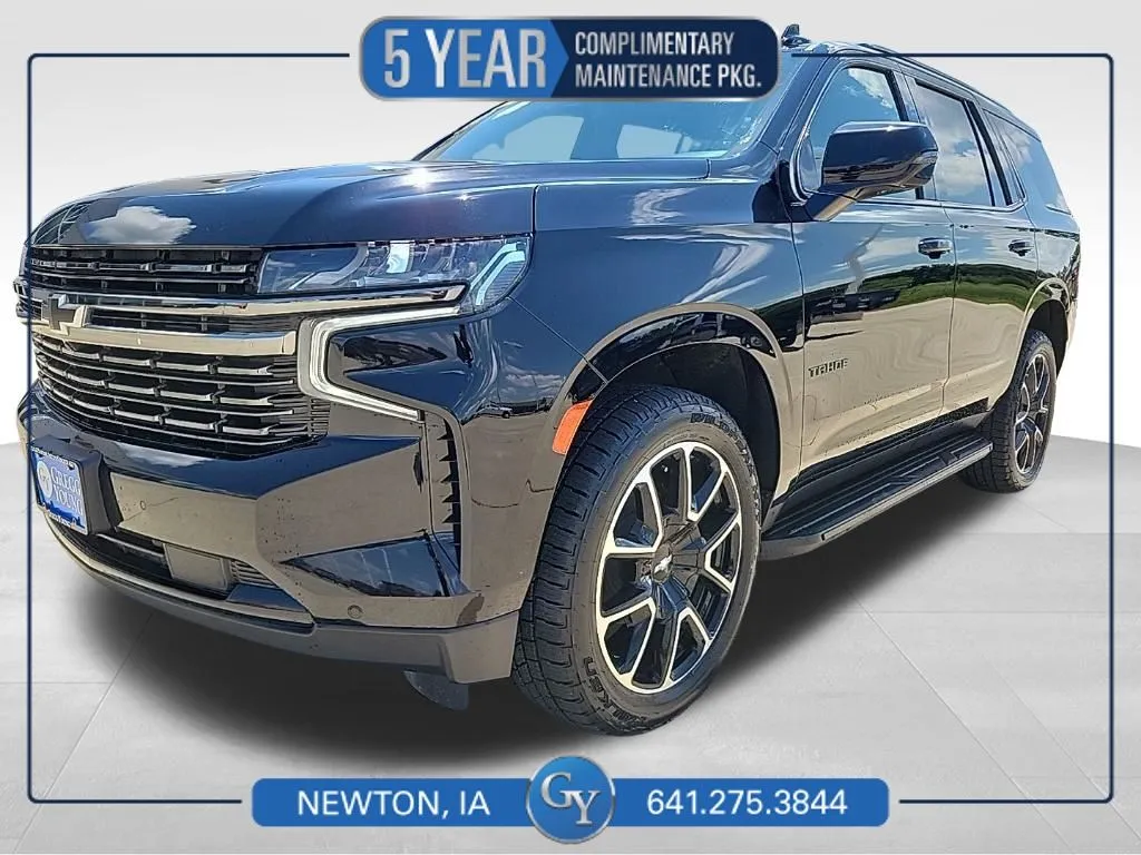 Black 2022 Chevrolet Tahoe RST for sale in Newton, IA