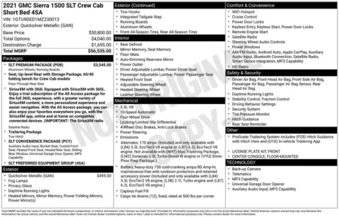 Photos of 2021 GMC Sierra 1500 SLT for sale in Newton, IA at Gregg Young Chevrolet Newton