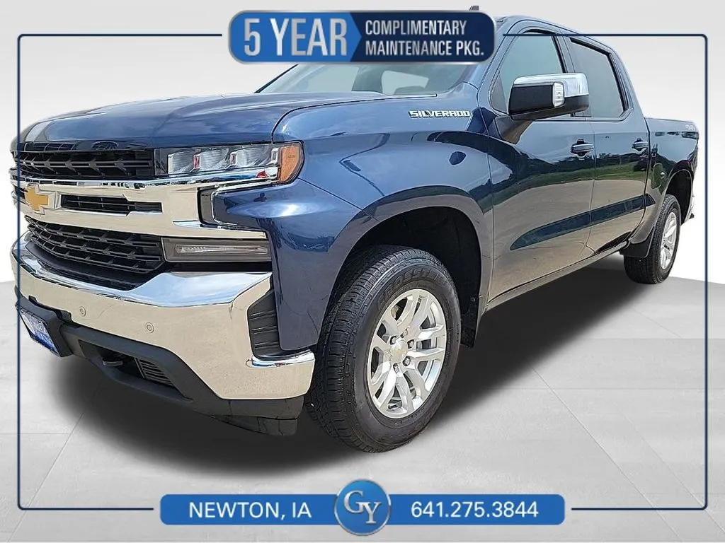 Blue 2022 Chevrolet Silverado 1500 LTD LT for sale in Newton, IA