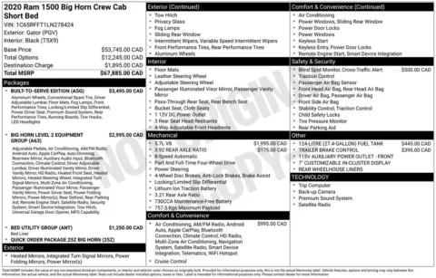 Photos of 2020 Ram 1500 Big Horn/Lone Star for sale in Newton, IA at Gregg Young Chevrolet Newton
