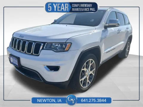 White 2021 Jeep Grand Cherokee Limited for sale in Newton, IA