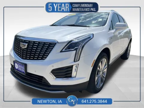 White 2023 Cadillac XT5 Premium Luxury for sale in Newton, IA