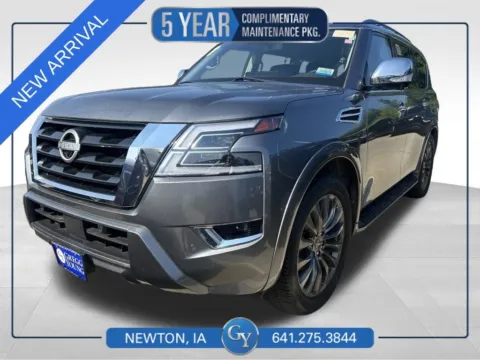 Gray 2023 Nissan Armada Platinum for sale in Newton, IA