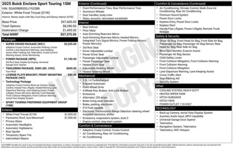 Photos of 2025 Buick Enclave Sport Touring for sale in Newton, IA at Gregg Young Chevrolet Newton