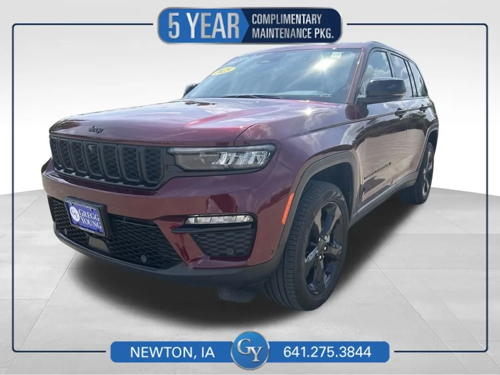 Red 2025 Jeep Grand Cherokee Limited for sale in Newton, IA