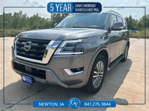 Gray 2021 Nissan Armada SL for sale in Newton, IA