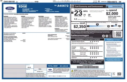 Photos of 2024 Ford Edge SEL for sale in Newton, IA at Gregg Young Chevrolet Newton