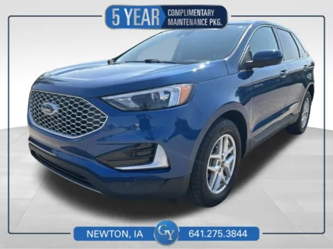 Blue 2024 Ford Edge SEL for sale in Newton, IA