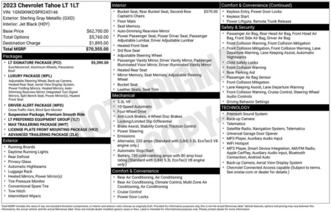Photos of 2023 Chevrolet Tahoe LT for sale in Newton, IA at Gregg Young Chevrolet Newton