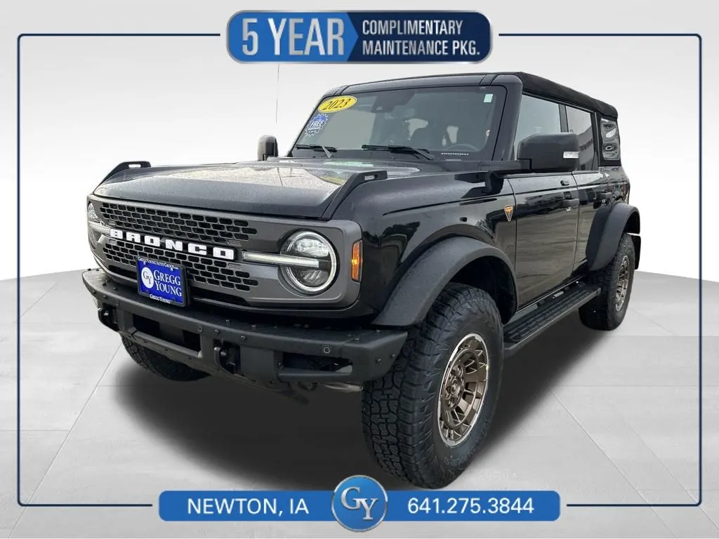 Black 2023 Ford Bronco Badlands for sale in Newton, IA