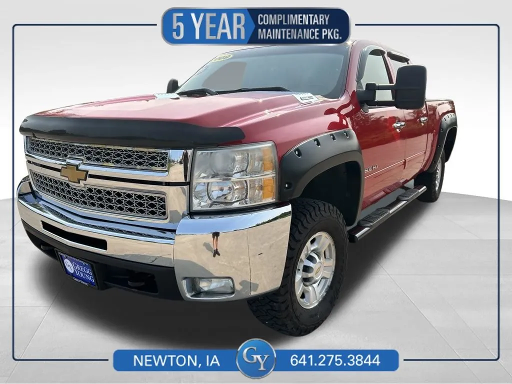 Red 2009 Chevrolet Silverado 2500 HD LTZ for sale in Newton, IA