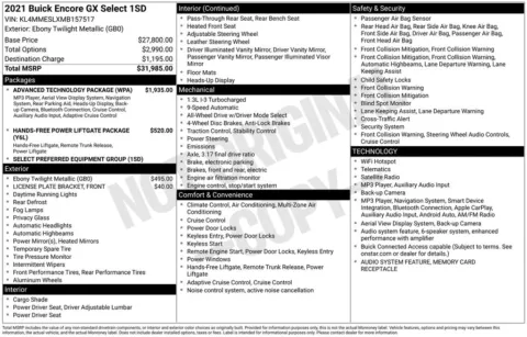 Photos of 2021 Buick Encore GX Select for sale in Newton, IA at Gregg Young Chevrolet Newton