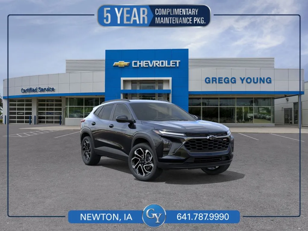 Black 2026 Chevrolet Trax 2RS for sale in Newton, IA