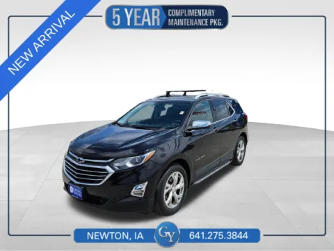 Black 2018 Chevrolet Equinox Premier for sale in Newton, IA