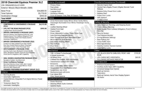 Photos of 2018 Chevrolet Equinox Premier for sale in Newton, IA at Gregg Young Chevrolet Newton