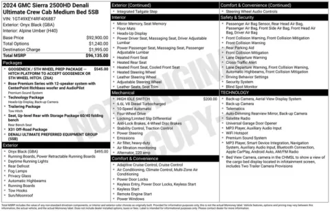 Photos of 2024 GMC Sierra 2500 HD Denali Ultimate for sale in Newton, IA at Gregg Young Chevrolet Newton