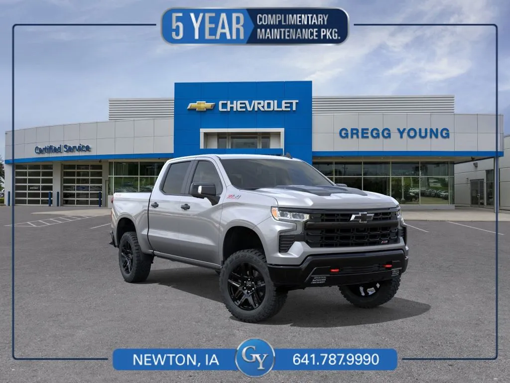 Gray 2026 Chevrolet Silverado 1500 LT Trail Boss for sale in Newton, IA