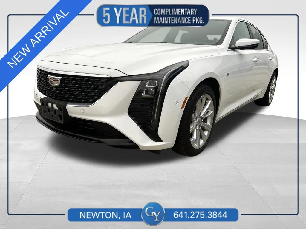 White 2025 Cadillac CT5 Premium Luxury for sale in Newton, IA