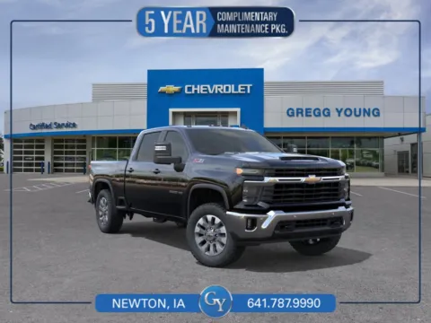 Black 2026 Chevrolet Silverado 2500 HD LT for sale in Newton, IA