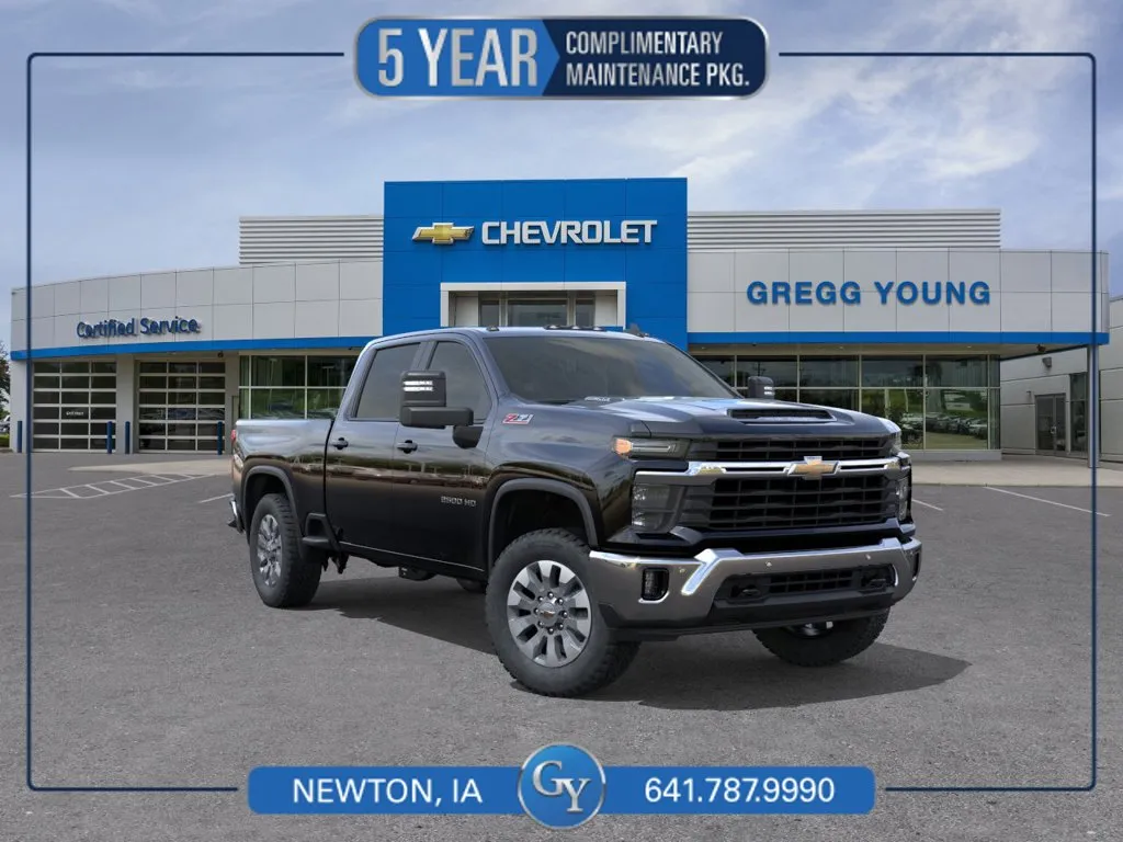 Black 2026 Chevrolet Silverado 2500 HD LT for sale in Newton, IA