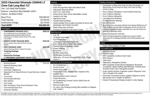 Photos of 2025 Chevrolet Silverado 2500 HD LT for sale in Newton, IA at Gregg Young Chevrolet Newton