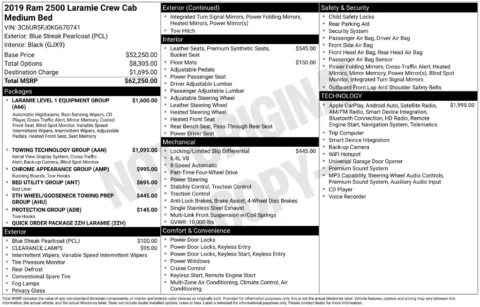 Photos of 2019 Ram 2500 Laramie for sale in Newton, IA at Gregg Young Chevrolet Newton