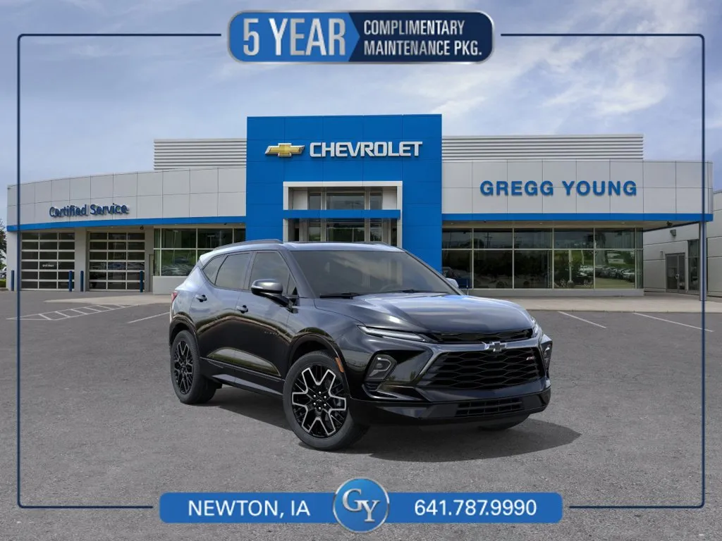 Black 2026 Chevrolet Blazer RS for sale in Newton, IA