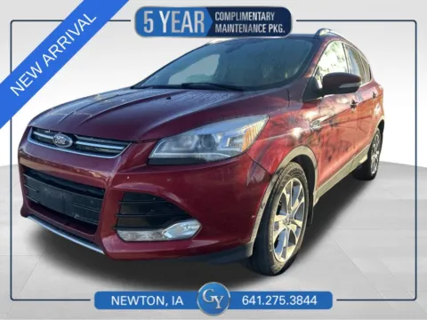 Red 2015 Ford Escape Titanium for sale in Newton, IA