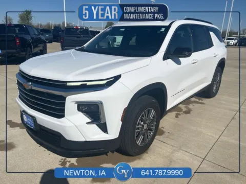 White 2026 Chevrolet Traverse LT for sale in Newton, IA