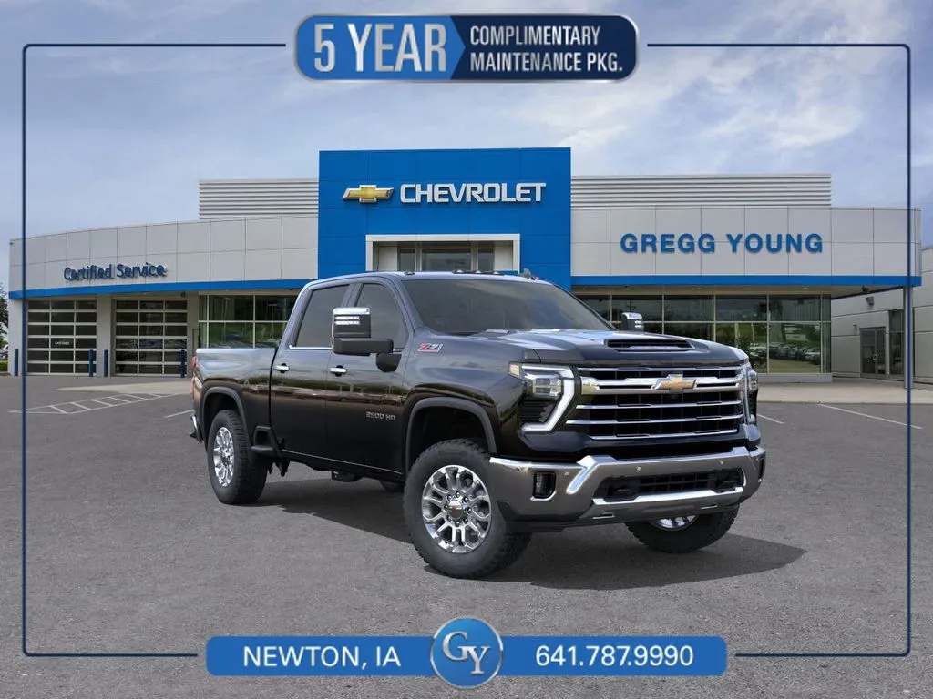 Black 2026 Chevrolet Silverado 2500HD LTZ for sale in Newton, IA