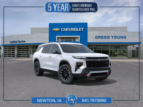 White 2026 Chevrolet Traverse Z71 for sale in Newton, IA