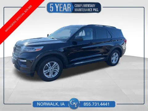 Black 2022 Ford Explorer XLT for sale in Norwalk, IA