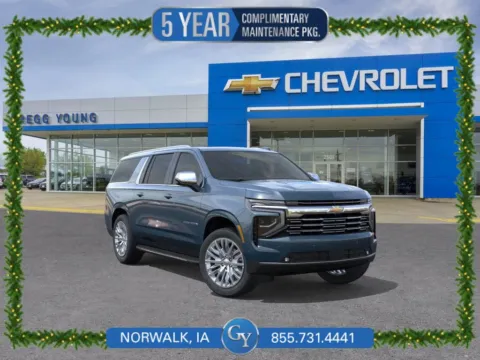 Blue 2026 Chevrolet Suburban Premier for sale in Norwalk, IA