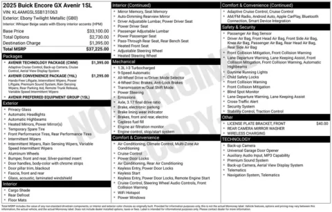 Photos of 2025 Buick Encore GX Avenir for sale in Norwalk, IA at Gregg Young Chevrolet of Norwalk