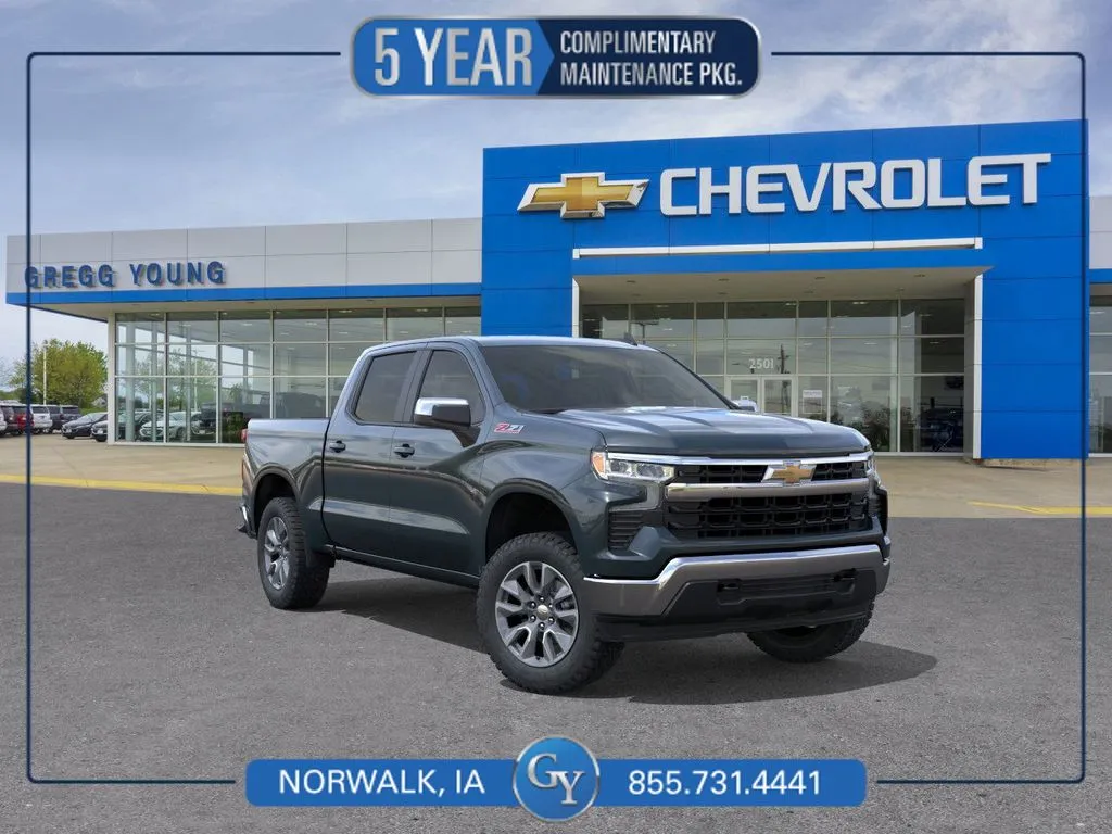Gray 2026 Chevrolet Silverado 1500 LT for sale in Norwalk, IA